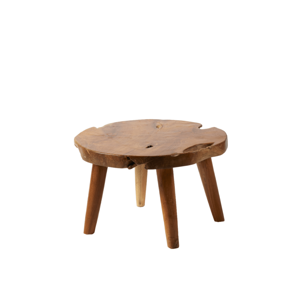 שולחן גזע עץ